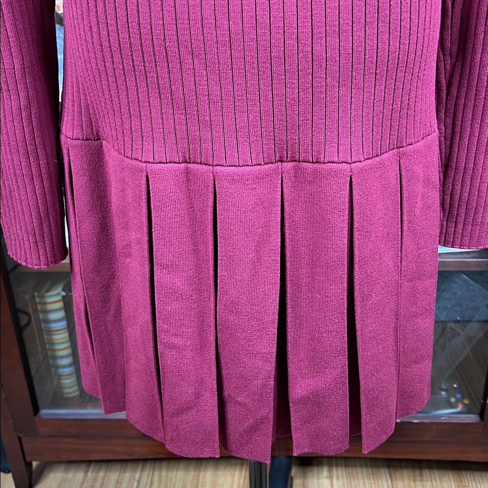 NWT Free People Emmy Mini Dress in Aged Red Size XL - Picture 9 of 11